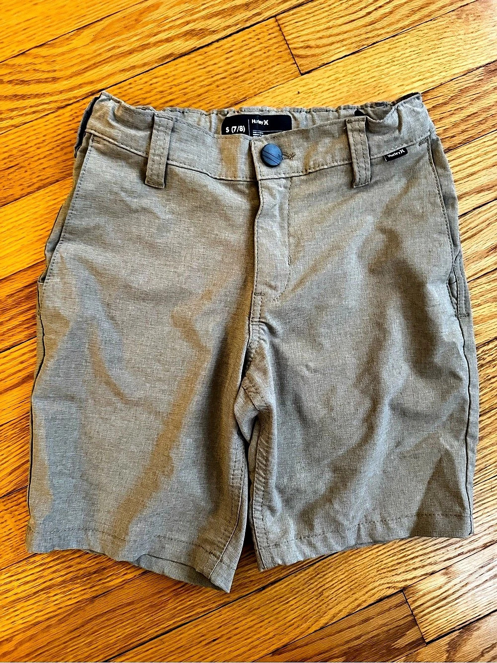 Hurley Youth Hybrid Short Gray Boys Small (7/8)